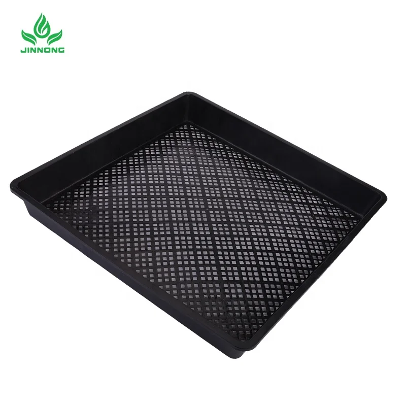 Custom ventilated Hdpe Flat Black Stackable Acrylic Ice Cube Plastic Blister Food Boot Seed Tray