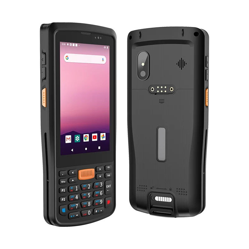 industrial Rugged Handheld MTK OCTA Core 4 inch screen full keypad phone barcode scanner android11  PDA 1D/2D/NFC