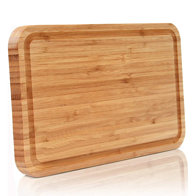 Устойчивая бамбуковая разделочная доска для мясника с устойчивыми ножками