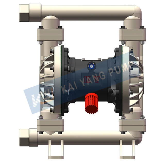 High Temperature KYQB32LF PVDF Pneumatic Diaphragm Pump Viscosity Aiticorrosion Strong Self-Priming Ability