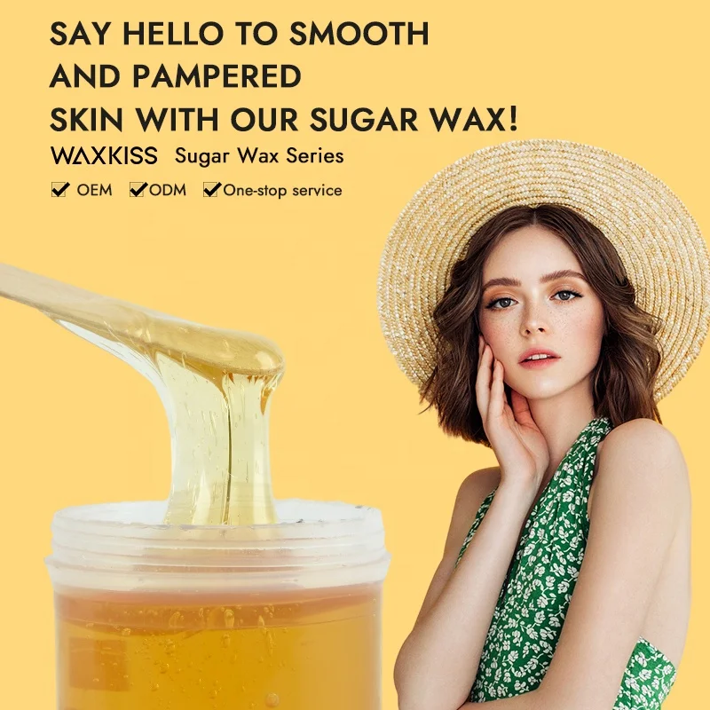 16 Years Waxing Manufacturer Hot Sale Organic Honey Depilatory Body Water soluble Sugar Wax Hair Removal Paste