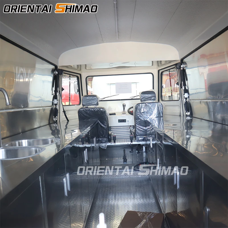 Fully Equipped Pizza Taco Hot Dog Food Truck Ice Cream Mobile Vintage Concession Retro Electric Food Truck