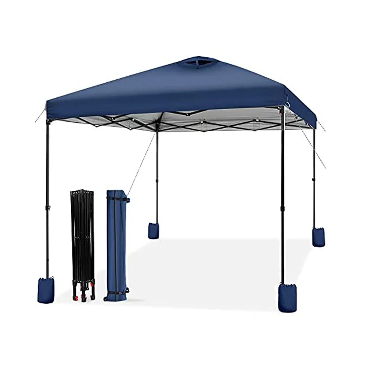 UPF 50 + 10x10 футов выдвижная палатка с вентиляционным отверстием песочные мешки прямые крепления из ткани Оксфорд