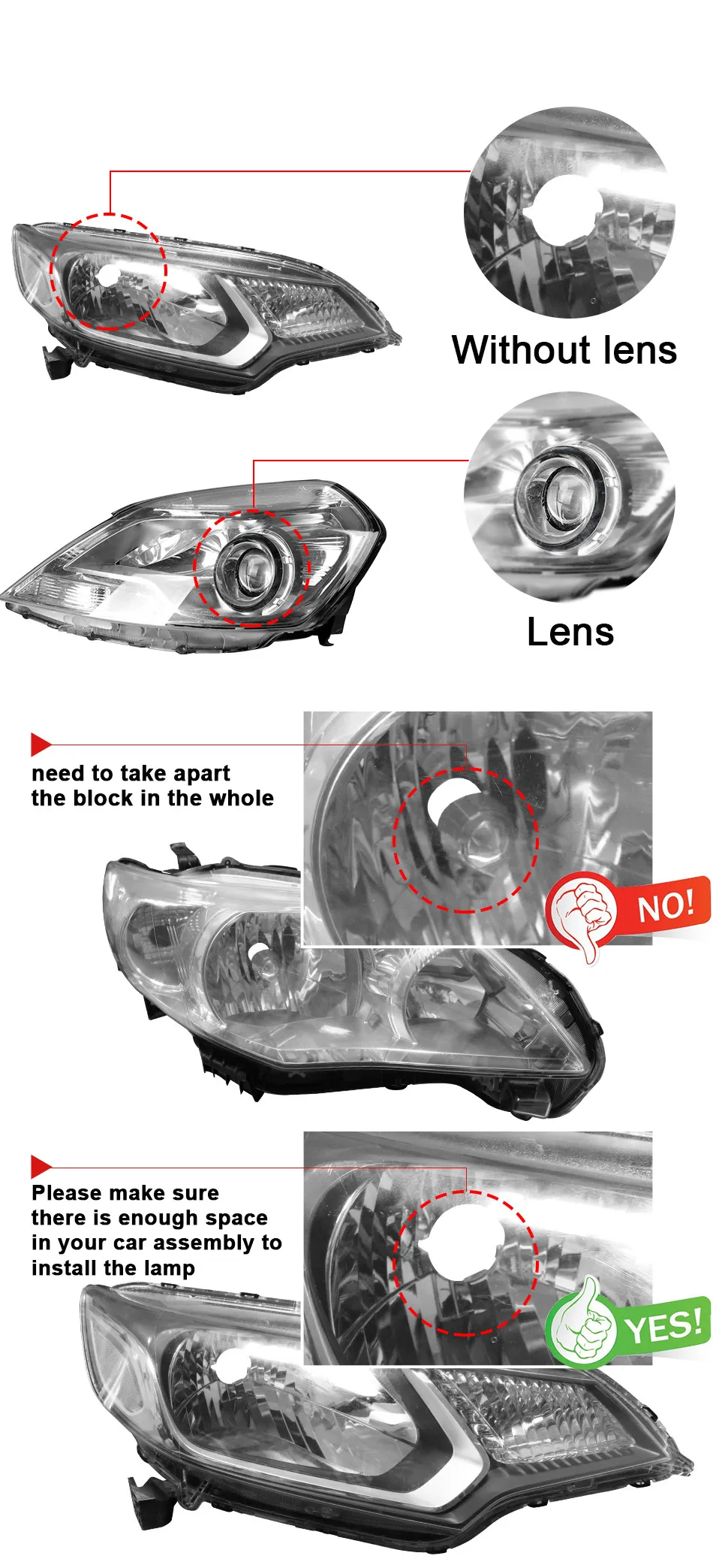 100W 30000LM led Car projector mini lens laser led headlight H7 H4 9005 H11 led light bulb with projector lens for car