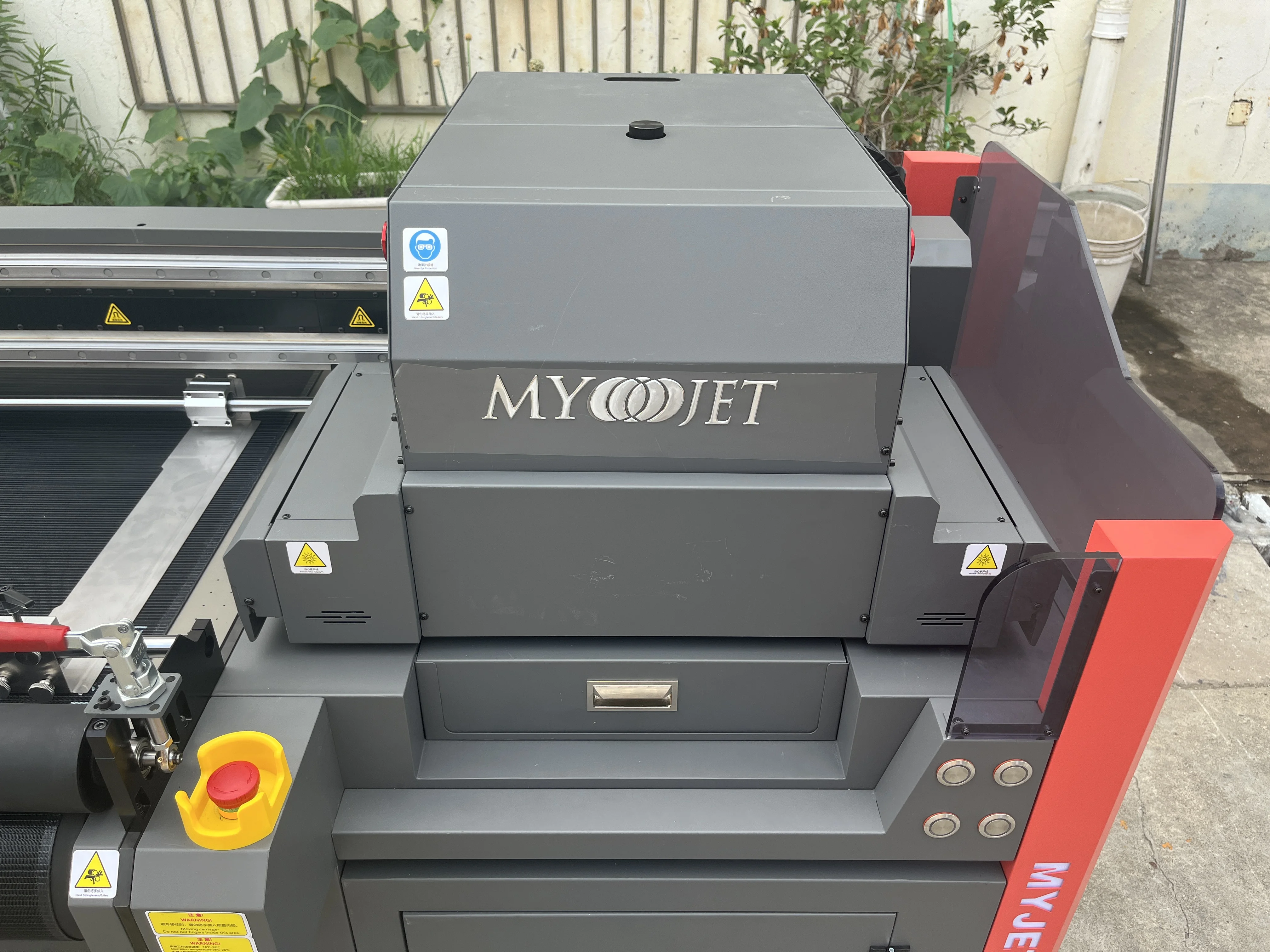 MYJET 6 feet 1.8m 1860 PRO hybrid UV large format printer signage interior decoration wall paper non-woven fabric all sheets