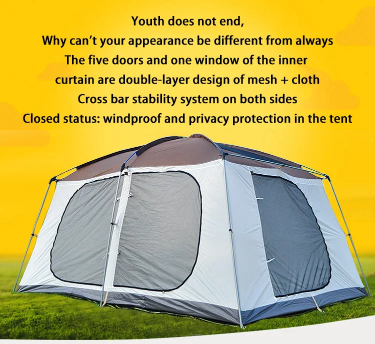 Bestselling Big Family Outdoor Camping Equipment Beach Hiking Tents