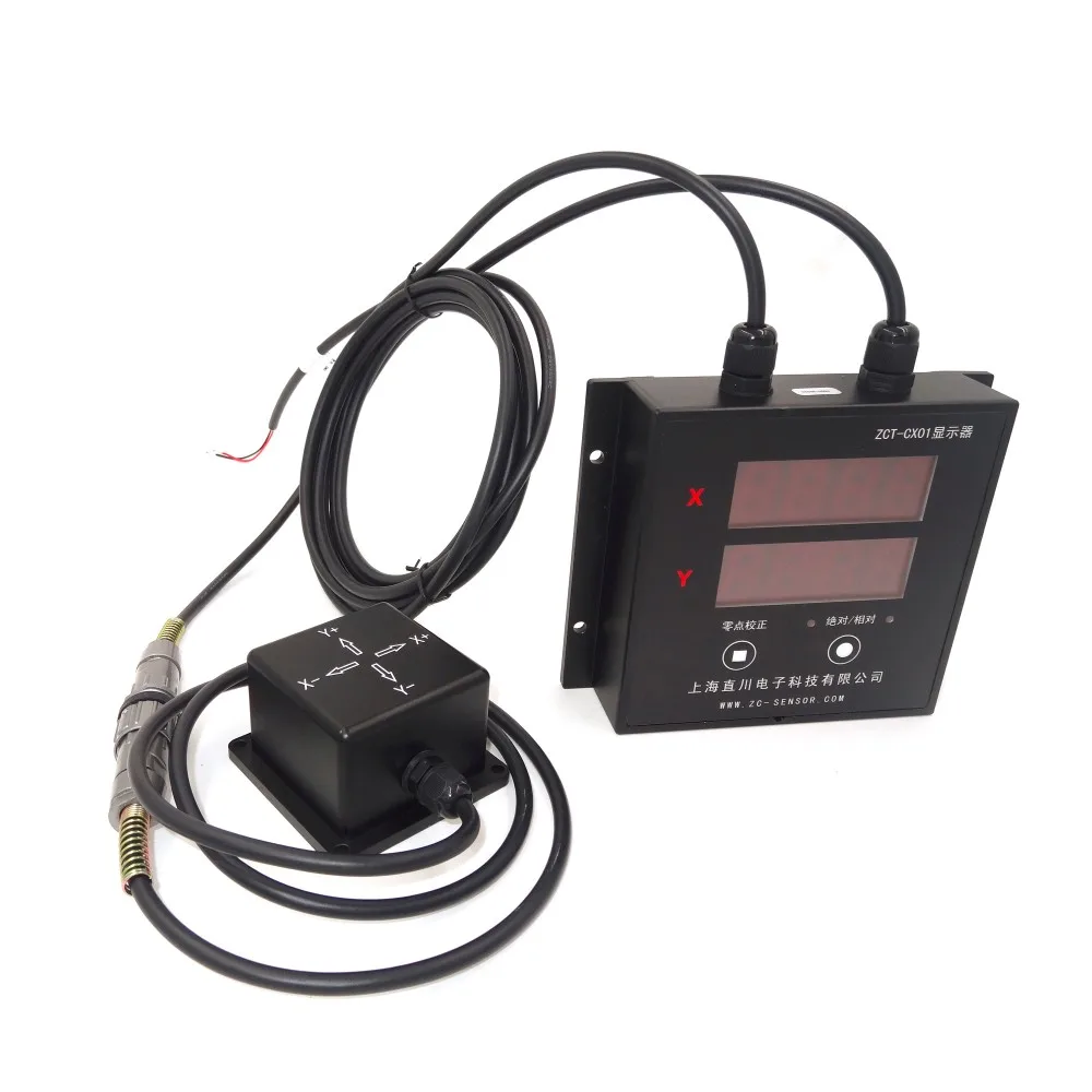 ZC SENSOR ZCT-CX01-C high accuracy inclinometer with display used for roll and pitch angle measurement