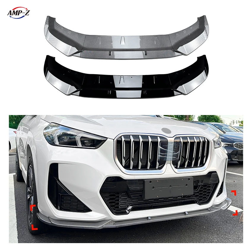 AMP-Z Hot Sale Factory Price High Quality Plastic Material Front Bumper Lip Splitter For BMW X1 U11 M Sport 2023+