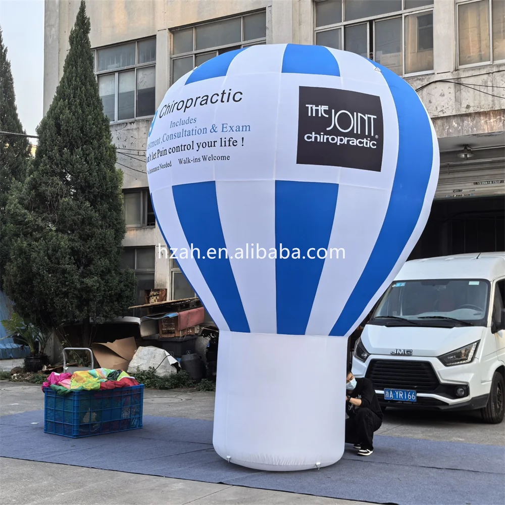 Customized Giant Inflatable Hot Air Balloon Inflated Balloons with LOGO Printed for Grand Opening Advertising Promotion