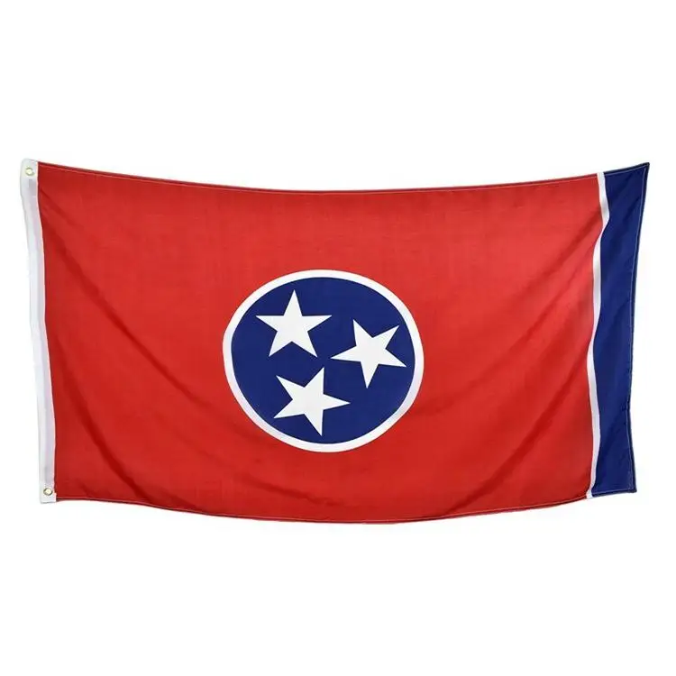 Huiyi US State Flag for Decoration Polyester 3x5ft Tennessee Flag