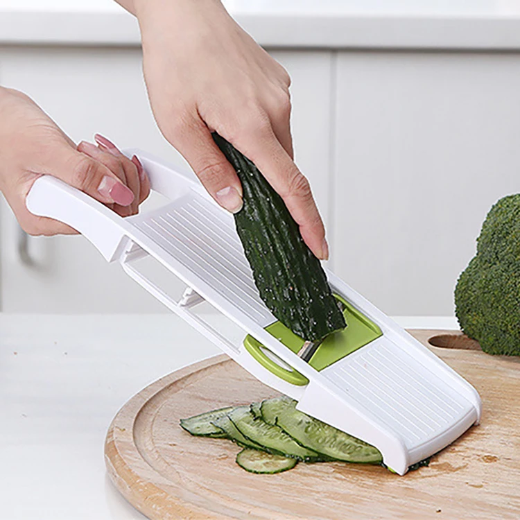 5 in 1 Mandoline Multi Blade Potato Veggie Cutter Julienne Shredder Vegetable Slicer