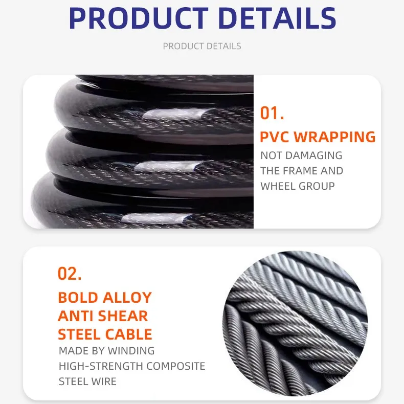 UMEDO 10*1000/1500/2000 mm 5 Code Digits Mtb Grip Bicycle Cable Bike Combination Chain Lock with Bracket