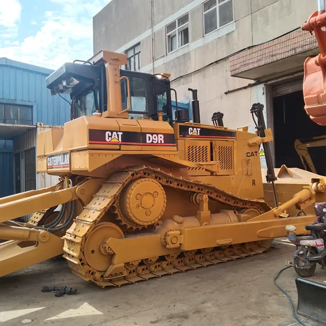 90% new original caterpillar cat D9R bulldozer machine for sale in china
