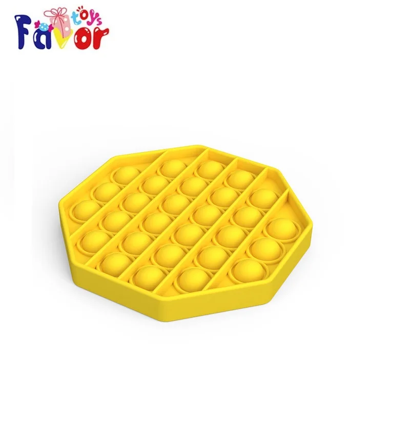 New Arrive Fidget Push Bubble  Sensory Fidget Stress Reliever For Adults And Kids Autism Round Toy Anti-Anxiety Toys