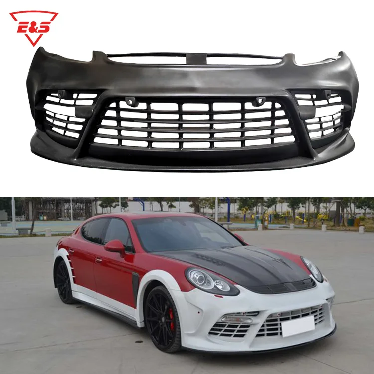MSY Style Body kit For Porsche Panamera 970 2009-2016 Front Car bumpers Carbon Fiber Front Lip Rear Diffuser Hood