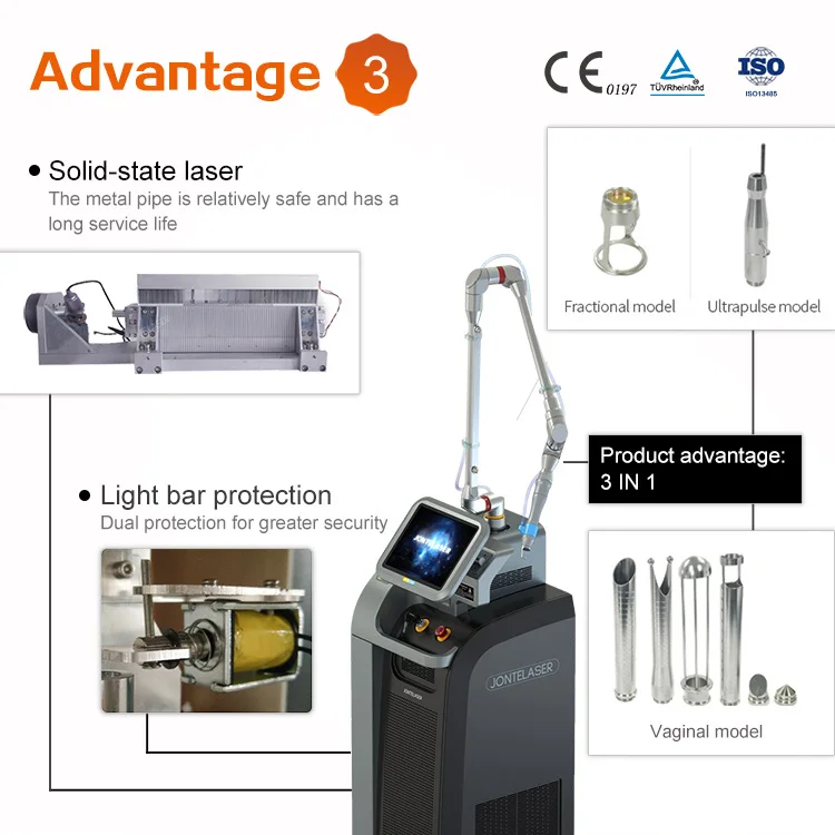 Medical Co2 Fractional Laser Skin Rejuvenation Acne Scar Removal Co2 Fractional laser Machine