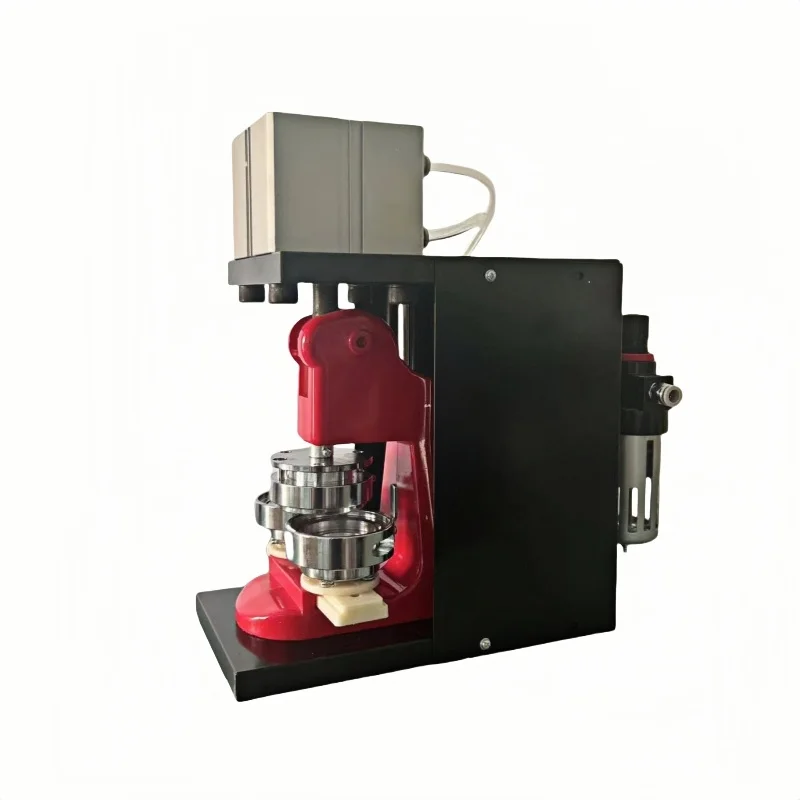 Pneumatic Metal Plastic Button Badge Making Machine With 25 32 37 44 50 58 75mm