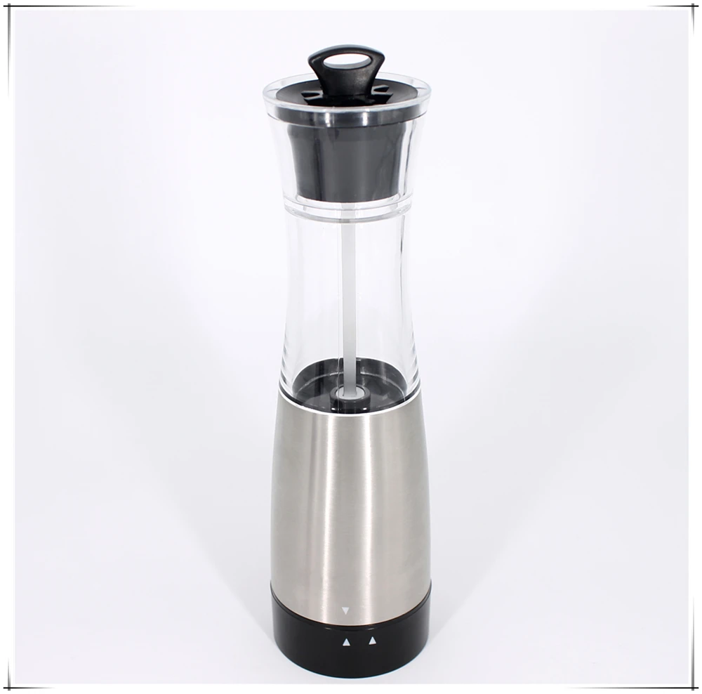 gravity salt and pepper mill automatic grinder set