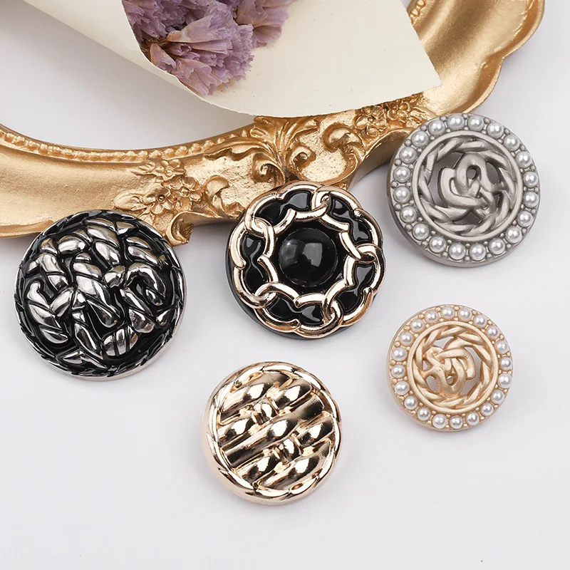 Wholesale competitive price ladies clothes coat cuff Shank Buttons With Coat alloy buttons