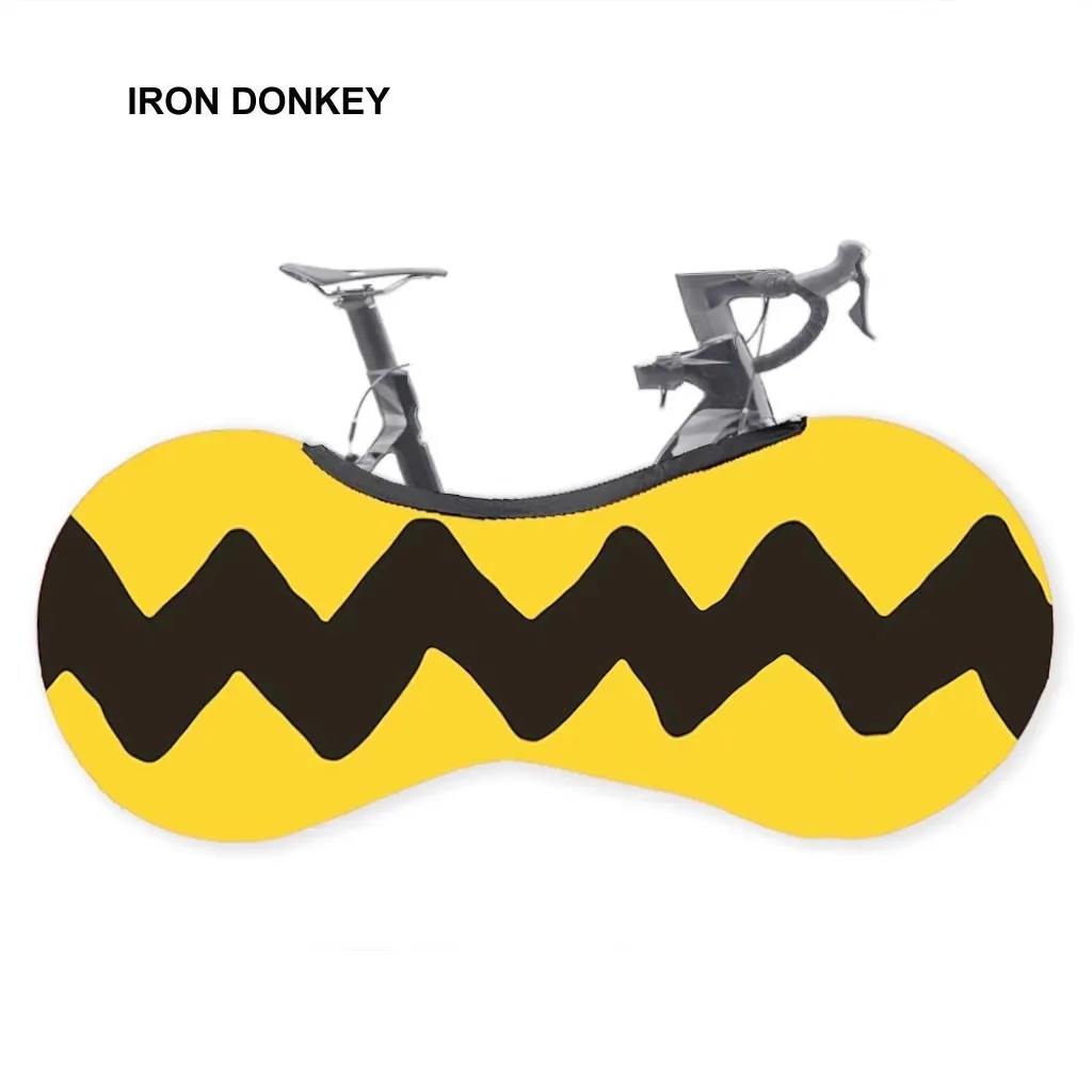 IRONDONKEY BMX Bicycle Dust Cover Elastic Travel Car Tire Protection Cover with Nylon Wheel Cover Bag Dust Proof Mountain Bike