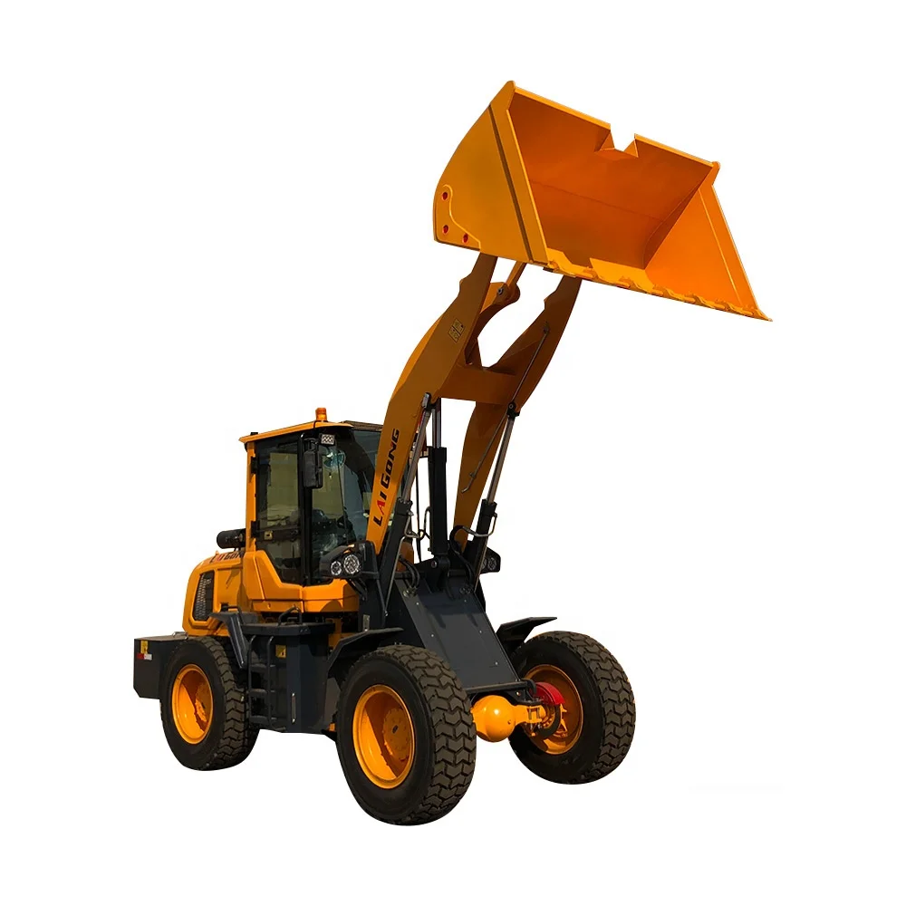 Laigong 2022 Brand New Telescopic Boom Small Farming Wheel Loader With Bucket