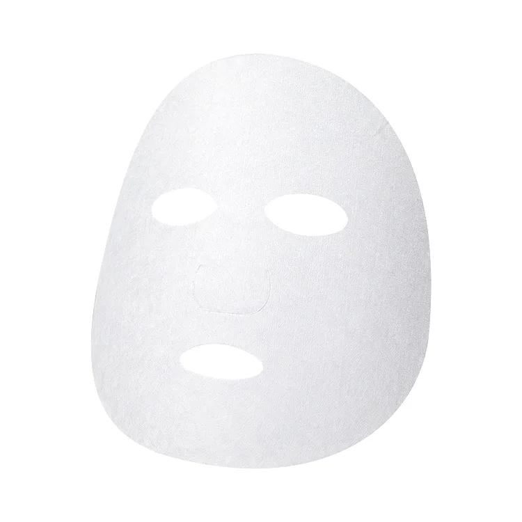 Facial mask material custom design rayon velvet fiber face mask sheet silky facial sheet mask paper