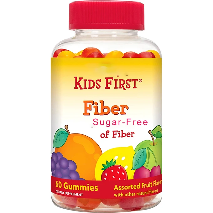 Private Label Nutrition Great Tasting Natural Strawberry Flavor Supports Improve Gastrointestinal Fiber Gummies