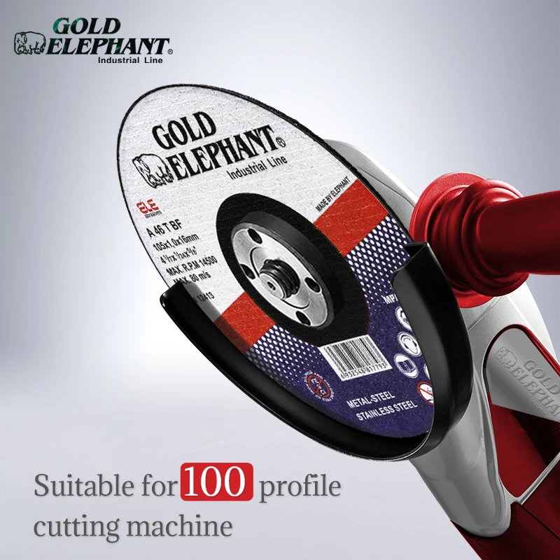 Gold Elephant spot sales high quality ultrathin metal cutting disc 4 inch 105x1.0x1.6  grinding wheel