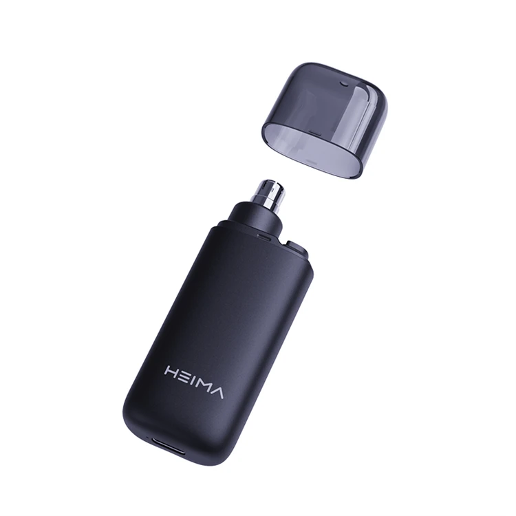 Low minimum order quantity superior quality usb rechargeable painless electric nose hair trimmer for man