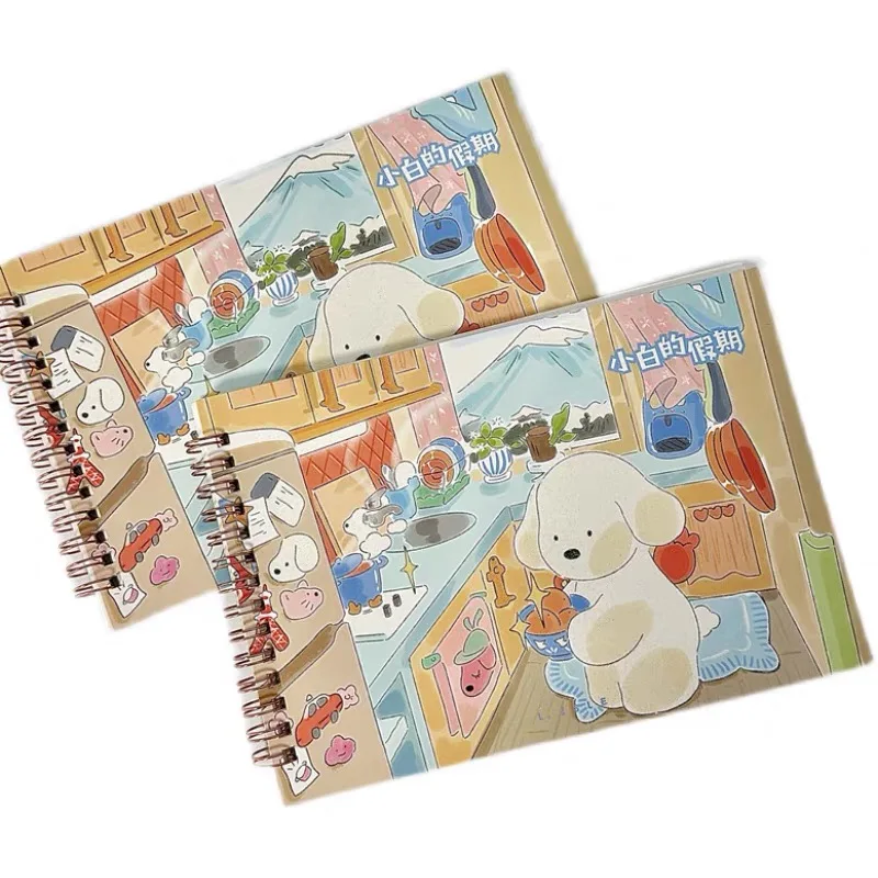 Custom album scrap journal paper planner reusable sticker book