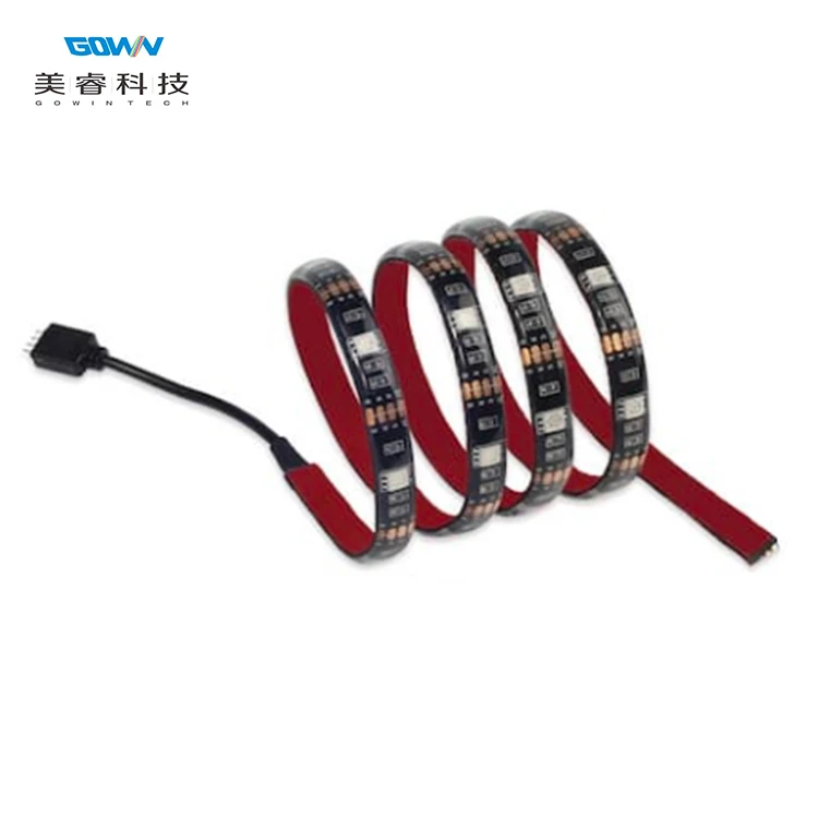 Smart DC5V USB 1M 2M TV Background Lighting Adhesive Tape IP20 / IP65 Flexible SMD 5050 USB RGB LED Strip