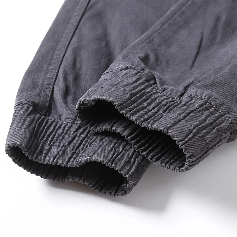 BAWANGCHENG new  design Breathable multi pocket garment dyeing  custom six pockets jogger pants mens  bermuda cargo pants