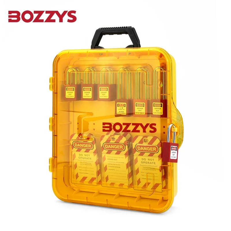 Может вместить 10 навесных замков и 3 запорные станции, подходящие для подвешивания навесных замков и других подвесных замков безопасности