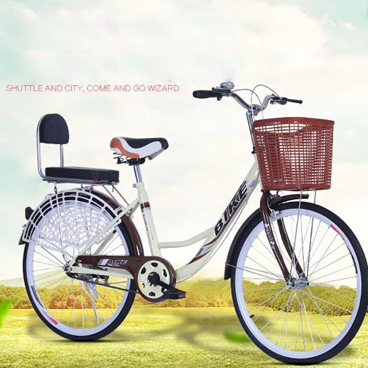 24 дюйма студент городской велосипед для езды на велосипеде, Женский популярные женские классические ретро дорожный велосипед