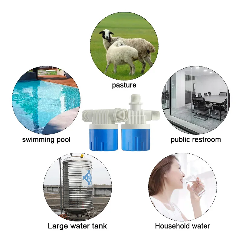 High quality float ball valve quick connection cheap auto shut off city water tank water level float control valve