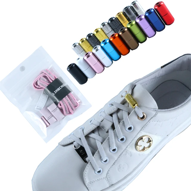 no tie elastic shoelaces no need to tie shoelace Capsule  lockable no need to tie shoelace
