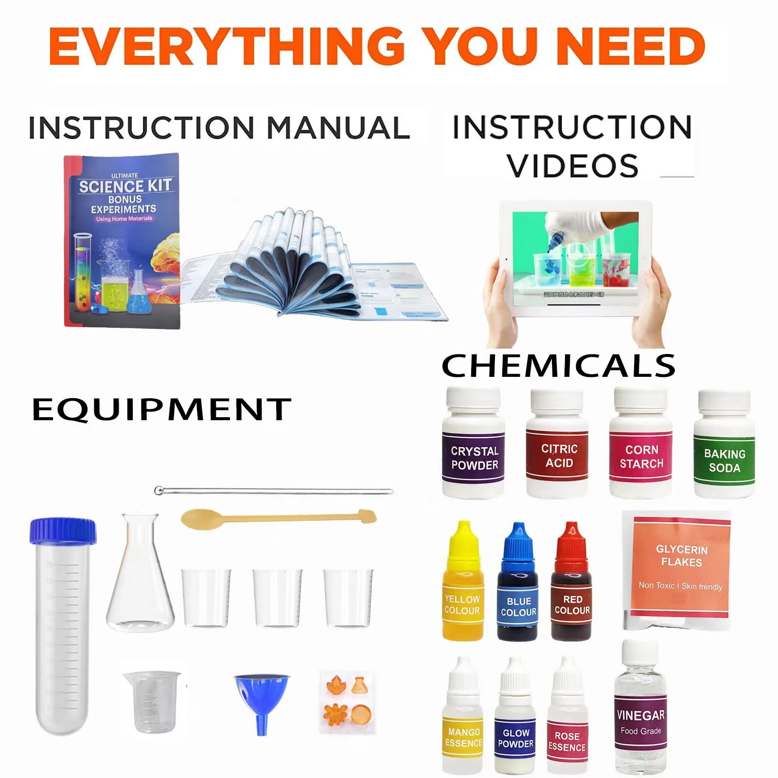 Hot Selling Super Awesome learning Science Kit Stem Chemistry Experiment Toy kit engineering toys kids