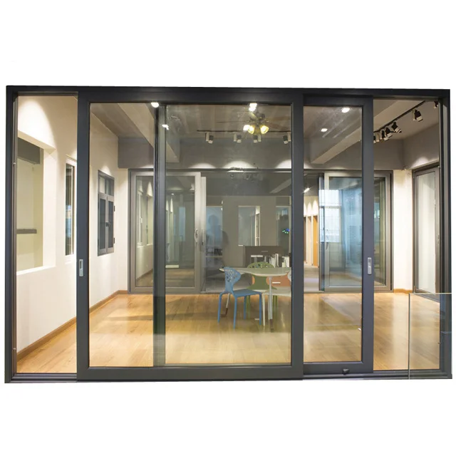 Apro Factory Supply high quality lift glass door for villa with good quality lift sliding door aluminium lift and slide door