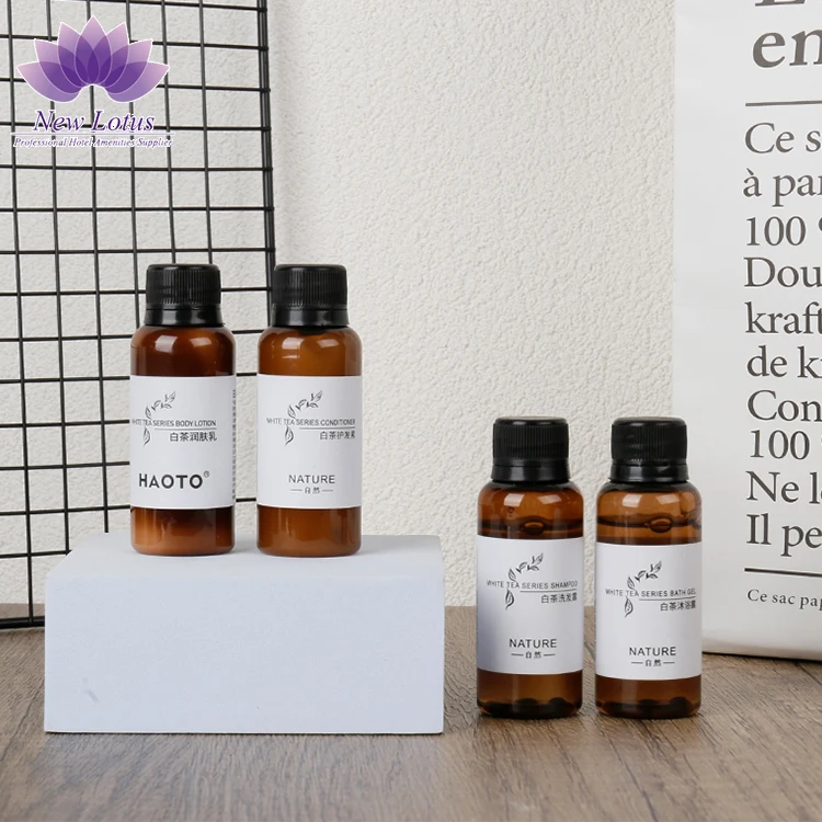 5 star hotel supplies luxury mini shampoo and conditioner for hotels