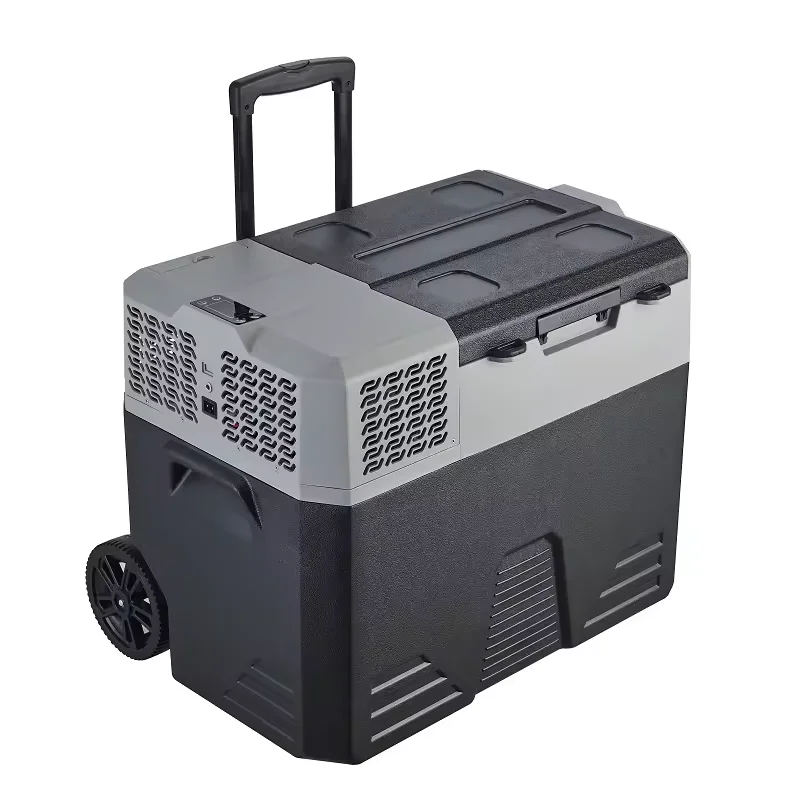 42L 52L 62L Compact Refrigerators Portable DC 12v 24V Compressor Refrigerator Car Fridge Freezer With Dual Zone for Camping