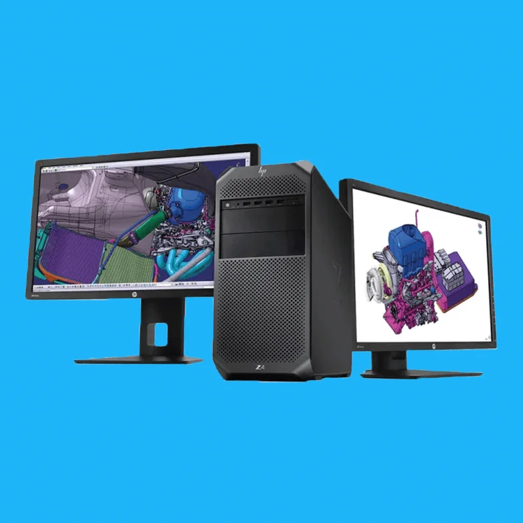 Игровая Серверная рабочая станция Z4 G4 HP GPU 24 ГБ GDDR6