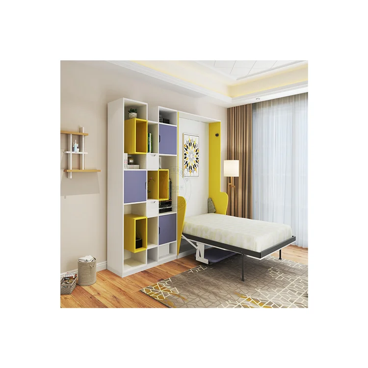 2020 Hot Sale double bed from wall tiltaway hinge mechanism roll over sofa  wall bed