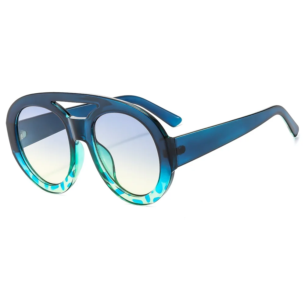 Lbashades 9188 retro sunglasses double bridge sunglass women oversized glasses big round shades sun glasses 2024