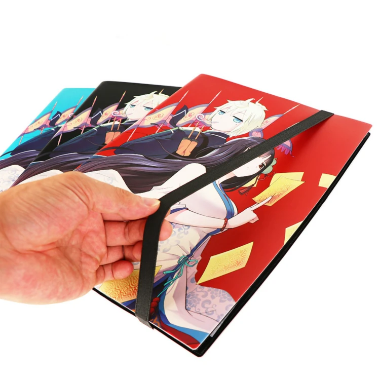 Customized HENWEI PP Plastic Trading TCG Photo Album Card Binders