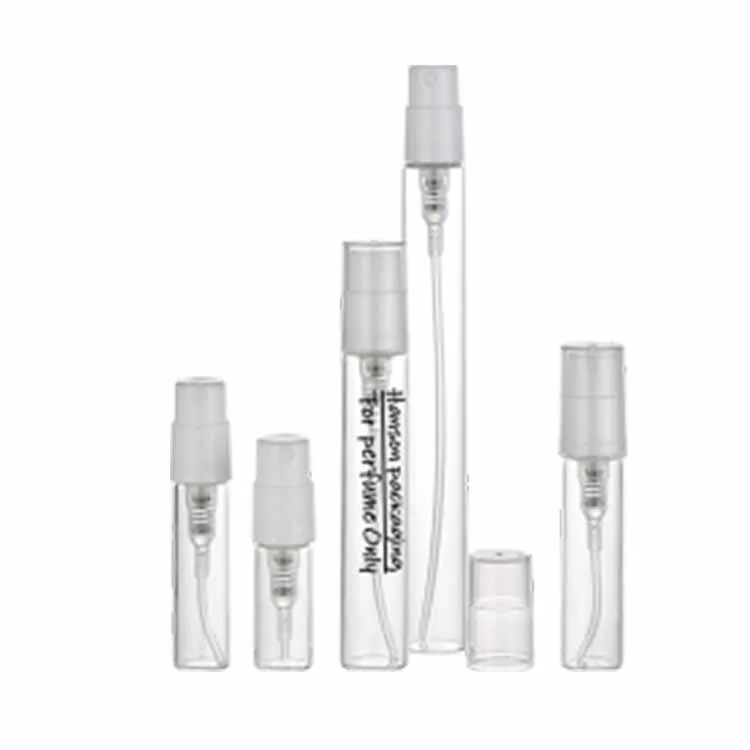 Luxury wholesale 20ml 25ml 30ml empty clear spray glass bottle  perfume pen 15/400 perfume sample bottles