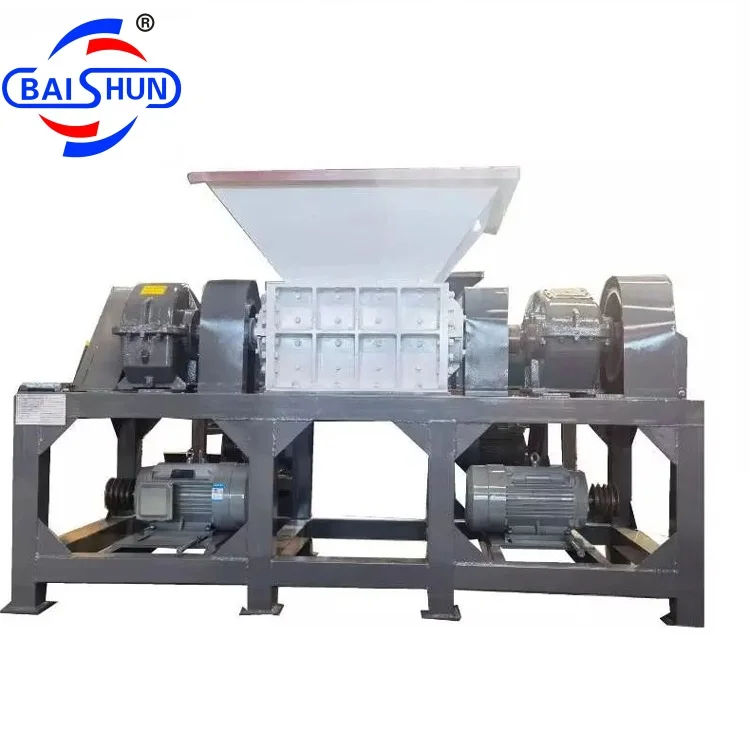 Защита окружающей среды высокая емкость ПВХ металлическая полипропиленовая пленка пластиковые отходы измельчитель шин Промышленная переработка