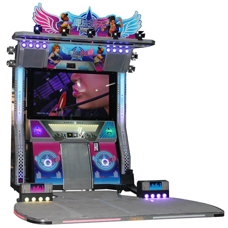 Крытый 2-х игровой Танцевальный Игровой Автомат с монетами