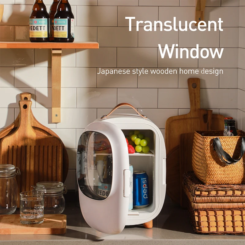 8l Dc Ac Mini Fridge Custom Mobile Home Cold Drink Mini Refrigerator