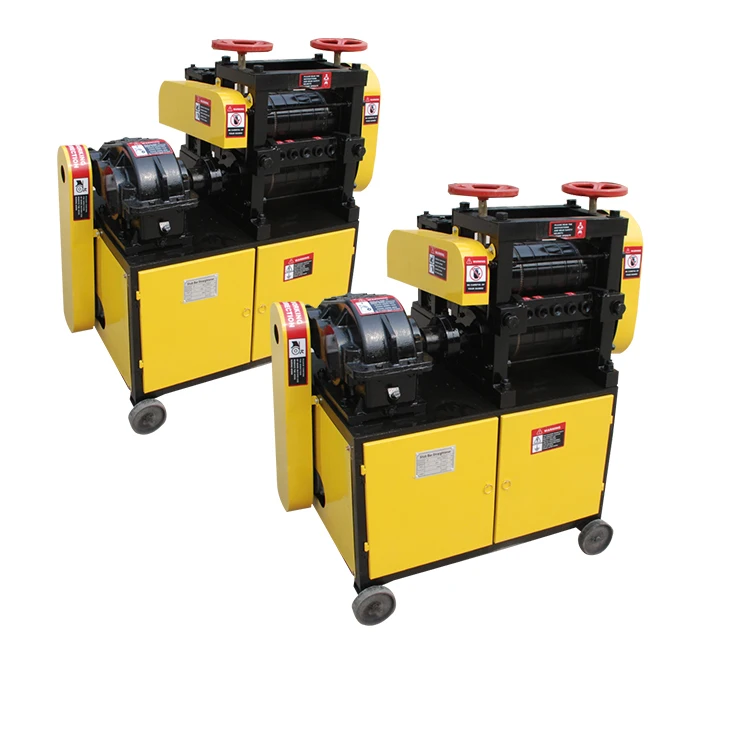
6-10mm factory sale waste rebar hydraulic straightening machine 