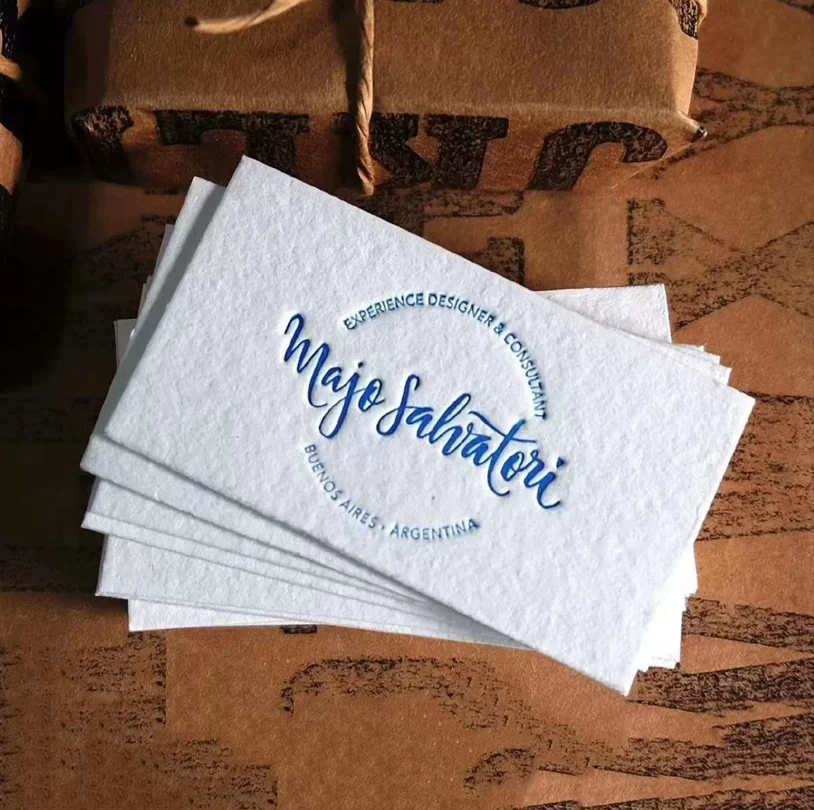 High-end creative design embossed business card customization Business high-end embossed business card customization name card